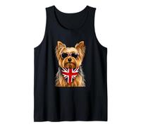 Lunettes de Soleil Yorkshire Terrier Drapeau Britannique UK Dog Pride Débardeur