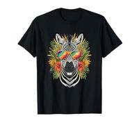 Lunettes de Soleil Zebra avec Arc-en-Ciel T-Shirt
