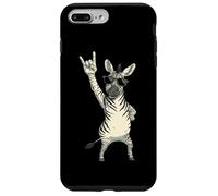 Lunettes de Soleil Zebra Throwing Horns Cool Vibe Coque pour iPhone 7 Plus/8 Plus