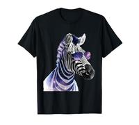 Lunettes de Soleil zébrées Illustration Animaux Africains Lover Safari T-Shirt
