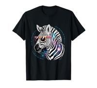Lunettes de Soleil zébrées Illustration Animaux Africains Lover Safari T-Shirt