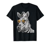 Lunettes de Soleil zébrées Illustration Animaux Africains Lover Safari T-Shirt