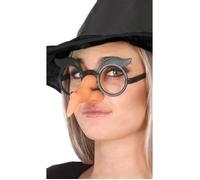 ATOSA lunettes nez et sourcils de sorcière halloween