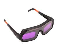 Lunettes de Soudage à Obscurcissement Automatique Solaire, Lentille PC àClaire, Gradation Rapide, Protection contre la Lumière Nocive, Réglable et Confortable, 10 Lunettes de