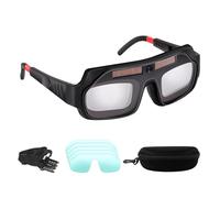 Lunettes de soudage - Antidérapantes - Occultantes et anti-reflets - Pour soudeurs, mécaniciens, professionnels, techniciens, chantiers, ateliers