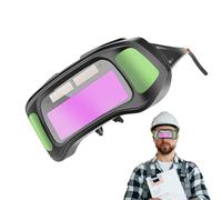 Lunettes de soudage auto Darkening | Lunettes de sécurité pour travaux de soudure | Lunettes de protection anti-éblouissement à énergie solaire pour soudure, projet, fabrication, soudage