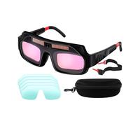 Lunettes de soudage pour homme - Lunettes de soudage pratiques | Visière faciale ventilée réglable et résistante aux UV, lunettes de sécurité pour soudeur, protection des yeux pour le meulage du métal