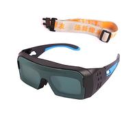Lunettes de soudage pour soudeurs anti-ultraviolets, anti-éblouissement, lunettes argon à gradation automatique, énergie solaire. Les lunettes à obscurcissement automatique sont adaptées pour ceux qui