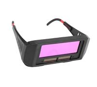 Lunettes de Soudeur, Lunettes de Soudage à Assombrissement Automatique Solaire Casque de Protection de Soudeur avec Ombre Réglable Protection des Yeux PC Lunettes Anti-éblouissement pour Soudeur