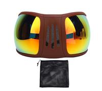 Lunettes de Sport pour Chevaux, Coupe-Vent, Protection UV400, Rembourrage en éponge Multicouche, Sangle réglable pour l'équitation, matériau éponge en Plastique (Rouge)