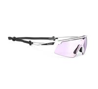 Lunettes Photochromiques Blanches Rudy Project Turbolence Avec Verres Impactx® Photochromic 2 Laser Purple + Accessoires Sp8975580000-nd