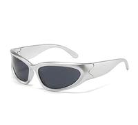 Lunettes de Sport Unisexe, Lunettes de Cyclisme, Lunettes de Sport Peche, Lunettes Vélo, Cyclisme Lunette VTT Protection UV400, Lunette de Soleil de Sport de Plein Air Coupe-Vent Anti-Poussière
