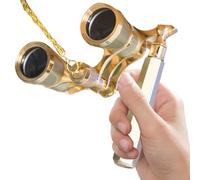 Lunettes de théâtre compactes à poignée réglable - Jumelles portables d'observation des oiseaux, pour le cinéma, les voyages, le tourisme, les jeux de sport