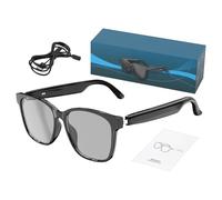 Lunettes de traduction AI - Eyewear de traducteur de voix intelligente, communicateur en temps réel 144 en langue | Verre bluetoth avec haut-parleur, outil d'interprétation mains libres pour les réun