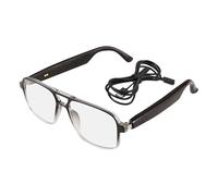 Lunettes de traduction AI GS10 - Traducteur vocal Dal, design avec casque Bluet0oth, conversion vocale instantanée, reconnaissance multilingue, conversation en conférence sans