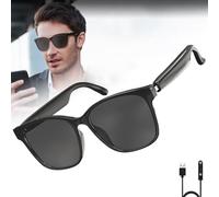 Lunettes De Traduction IA, Appareil De Traduction en Temps RéEl C8, Connexion Bluetooth | Prise en Charge De 75 Langues, Possibilité D'éCouter De La Musique, De Parler Et De Traduire,Black