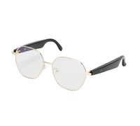 Lunettes de Traduction Intelligente, 163 Langues AI Traduction Smart Glasses Antifriend Anti Blue Light, Enregistrement de Notes Vocales en Temps Réel, pour L'apprentissage