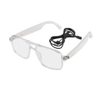 Lunettes De Traduction | Lunettes À Intelligence Artificielle - Monture Élégante Et Légère Pour Lecture, Appels Et Vidéo Avec Reconnaissance Linguistique, Transparent, Se référer à la description