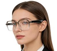 Lunettes de Traduction,Protection UV Contrôle Tactile,Lunettes de Traduction en Temps Réel | pour la Maison, Voyages, déplacements Pro, Hommes, Femmes, Jeunes, Famille, Amis