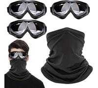 Lunettes De Vélo 3 Pièces, Masque De Vélo 1 Pièce, Lunettes Coupe-Vent, Lunettes De Sécurité Sportives, Lunettes De Sécurité Pour Enfants, Lunettes De Vélo Transparentes Anti-Buée[Z1278]
