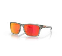 Lunettes de vélo - OAKLEY - Sylas Prizm - Gris/Rouge - Monture Classique - Sport Mixte M
