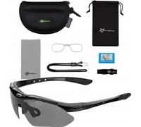 Lunettes de vélo photochromiques Rockbros 10143, UV400, noir