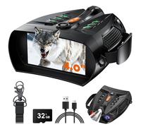 Lunettes de Vision Nocturne, Jumelles de Vision Nocturne SKYBASIC, Zoom numérique 10x, écran HD 4 Pouces, Batterie Rechargeable 5000 mAh, idéales pour l'observation des Oiseaux et la Chasse.