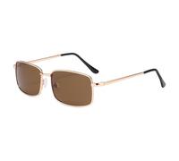 Lunettes de vision polarisées pour hommes et femmes - Lunettes polarisées pour conducteurs, protection UV avec cadre en métal tendance, lunettes de jour et de nuit pour les voyages, la