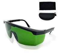Lunettes De Vision Pour Laser, Vert - Verres Résistants Lunettes de Sécurité Laser IPL 200nm-2000nm Traitement d’épilation au Laser Protection Oculaire l’opérateur de Cosmétologie au Laser Avec étui
