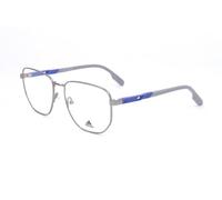 Lunettes de Vue Adidas Sport SP5075 015 MATTE LIGHT RUTHENIUM 56/17/145 Homme