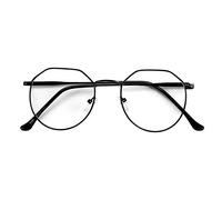 Lunettes de Vue Anti-lumière Bleue Homme Femme Lunettes de Repos Rétro Anti Fatigue Oculaire Monture Lunettes de Lecture Rondes Lunettes d'écran Anti-radiations pour Ordinateur Téléphone Tablettes