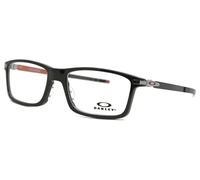 Lunettes De Vue Authentiques Oakley OX8050-1555 Pitchman Noir Brillant 55/18/140