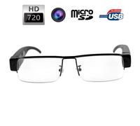Lunettes De Vue Camera Espion Hd 720p Dv Micro Sd Usb Demi Lune Mini Video Neuf Yonis