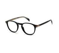 Lunettes de Vue DAVID BECKHAM DB 1018 47/20/145 807 BLACK ACETATE FRAMES MAN DAVID BECKHAM DB 1018 BLACK Optical frames