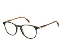 Lunettes de Vue David Beckham DB 1160 Green stripped brown 49/20/145 Homme