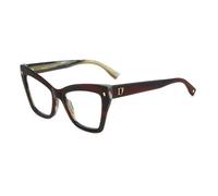 Lunettes de Vue DSQUARED2 D2 0152 54/19/145 K4G BURGUNDY HORN ACETATE FRAMES WOMAN DSQUARED2 D2 0152 BURGUNDY HORN