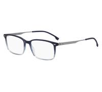 Lunettes de Vue HUGO BOSS BOSS 1643 QEU BLUE HORN RUTHENIUM 55/17/150 Homme