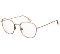Lunettes de Vue Levi's LV 1027 Copper gold nude 50/21/145 Femme