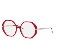 Lunettes de Vue Philipp Plein VPP053S 09WA ROSSO TRASPARENTE LUCIDO 56/18/140 Femme