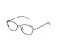 Lunettes de Vue STING VST345V 49/17/140 Palladio lucido c/parti lilla Metallo WOMAN VST345V