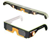 Bresser Lunettes pour éclipse Solaire pour Une Observation sécurisée du Soleil (50 pièces), avec Filtre à lumière Blanche, Conforme ISO 12312-2:2020