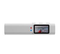 Lunettes D'enregistrement Vidéo Lunettes de Caméra HD 2,7K Espion 110 Grand Angle WiFi Première Personne POV avec Réduction Intelligente du Bruit pour Les Aventures (White)