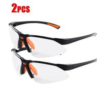 Lunettes D'équitation De Sécurité Coupe-Vent,Prévention Du Sable Des Yeux Clairs,Lunettes Ventilées,Lunettes De Sécurité De Laboratoire De Travail,Lunettes Interdites,2 Pièc - Type 2pcs-Transparent