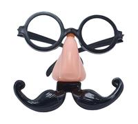 Lunettes d'Halloween, lunettes pour adultes, nez amusant avec moustache | Accessoires de cosplay pour gentleman pour déguisement de farce pour performance sur scène