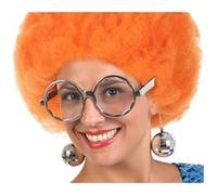 Atosa Lunettes disco boules argentées géantes