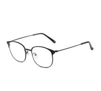 Lunettes d'ordinateur, lunettes anti-lumière bleue pour écrans, adaptées aux femmes et aux hommes, noires