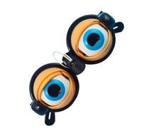 Lunettes drôles colorées avec corde à tirer farces avec globe oculaire | Lunettes Crazy Prop pour création vidéo courte, carnaval, rassemblement, Halloween