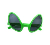 Lunettes fantaisie Alien 13 x 8,2 cm - Lunettes drôles vertes