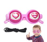 Lunettes fantaisie - Lunettes drôles d'action clignotante manuelle | Pour anniversaire, spectacle, réunion de famille, festival, spectacle, spectacle, fête de vacances