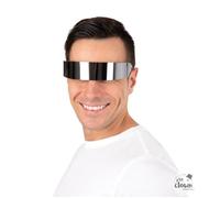 Lunettes futuristes - P'TIT Clown - re22694 - Effet miroir - Taille unique adulte